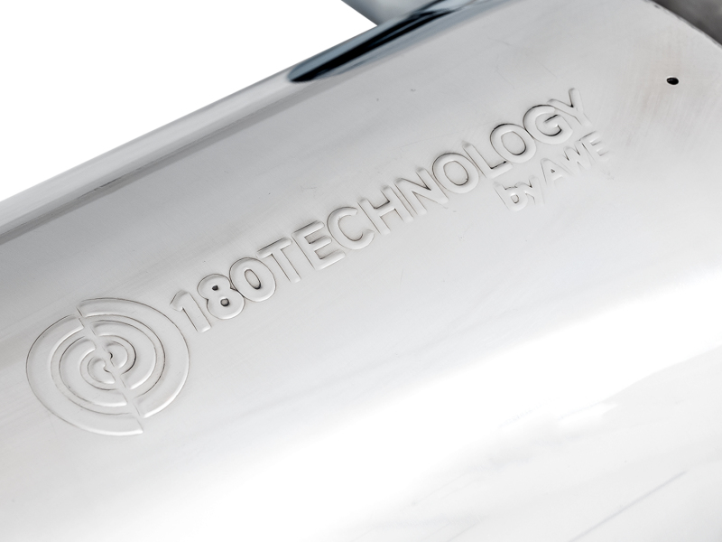 Ford Mustang Performance Exhaust - AWE Tuning - Cat Back Touring Edition Quad Tip - Chrome Silver - `18-`27